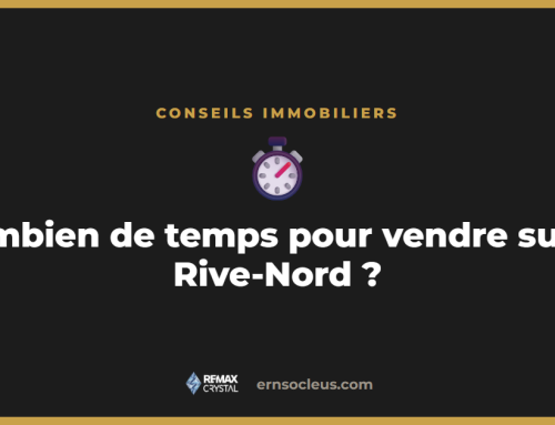 Combien de temps faut-il pour vendre une maison sur la Rive-Nord ?